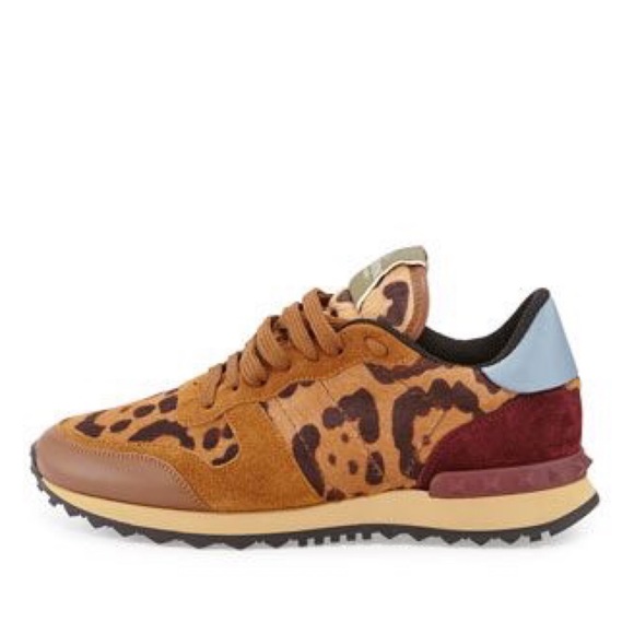 Valentino leopard sneakers Clearance